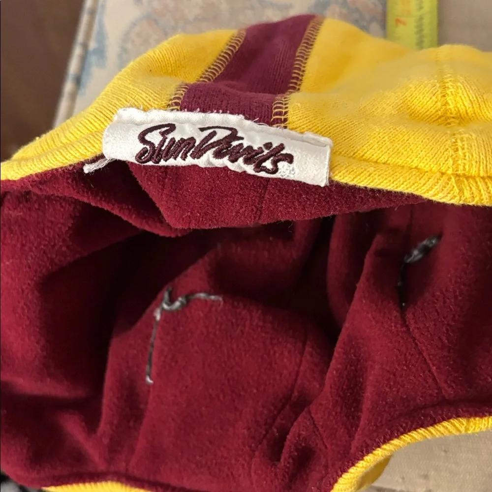 Yellow and Maroon Sun Devils hat